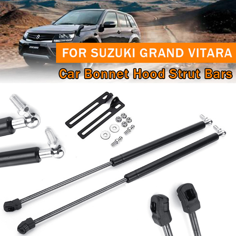 Cubierta delantera del motor del coche, barra de soporte de puntales de elevación de choque para capó, brazo de Gas para Suzuki Grand Vitara 2012 2013-2022, 2 uds. ► Foto 1/6