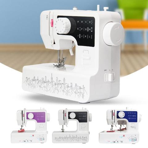 Minimáquina DE COSER multifunción para el hogar, máquina de coser de 12 puntadas, rosca doble y velocidad, brazo libre, artesanía, Mending, LED, JG-1602 ► Foto 1/1