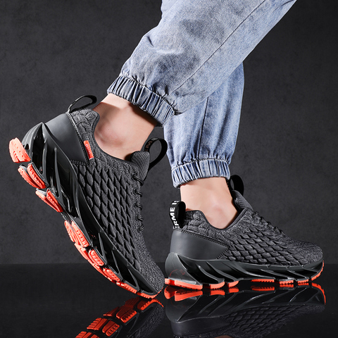 2022 nueva cuchilla zapatillas de deporte hombres directo zapatos adiestramiento al aire libre amortiguación calzado Shock-absorbido zapatos Anti-deslizante ► Foto 1/6