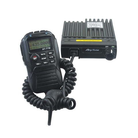 Anytone-transceptor de radio móvil para aficionados, dispositivo de comunicación mini con FM, tamaño de 778-400 MHz, 512 canales y 25 vatios, modelo AT-480 UHF ► Foto 1/6