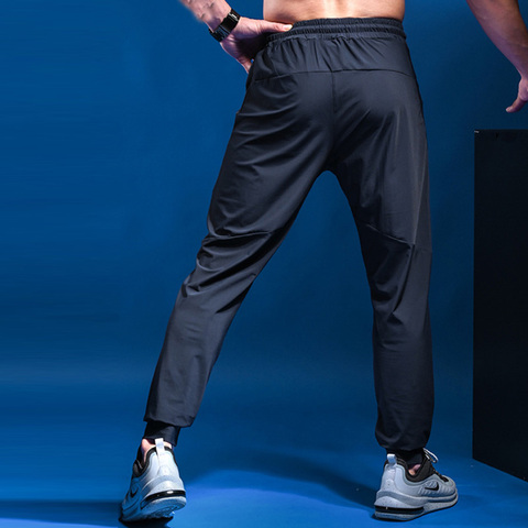 Pantalones deportivos transpirables para correr para hombre, pantalones de chándal para correr, baloncesto, tenis, gimnasio, pista elástica ► Foto 1/6