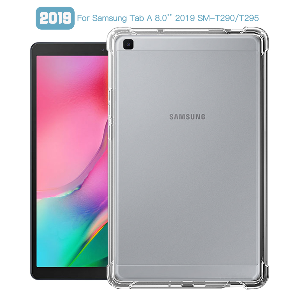 Funda A prueba de golpes para Samsung Galaxy Tab A, cubierta transparente de silicona TPU de 8,0 pulgadas, 2022 SM-T290, SM-T295, T297, 8,0 pulgadas ► Foto 1/6