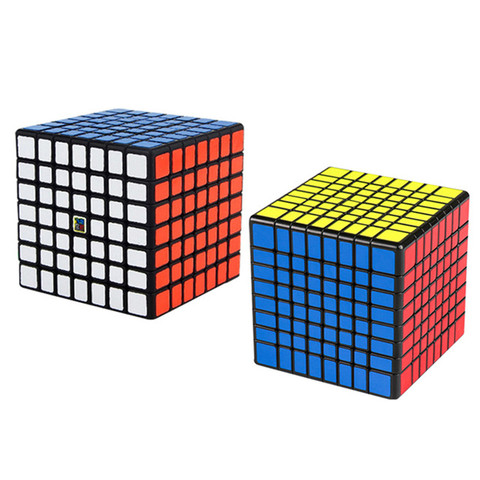 MoYu meilong Speedcube-pegatina negra, 6x6x6 7x7x7 8x8x8, cubo mágico, 4x4, 5x5, 6x6, 7x7, 8x8, rompecabezas de velocidad juguete para niños ► Foto 1/6