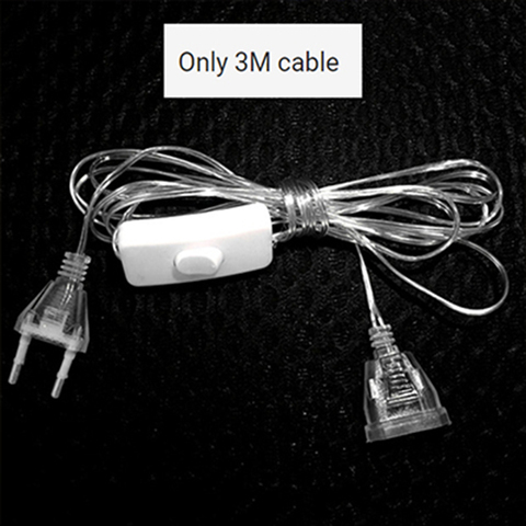 Cable de extensión de solo 3m para luces navideñas ► Foto 1/6