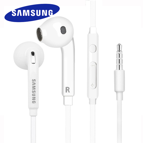 Samsung-auriculares intrauditivos de graves profundos EG920, 3,5 MM, con micrófono y Control remoto, para Galaxy S10, S9, S8, S6, S7, Note 8, 9, A70, A50 ► Foto 1/6