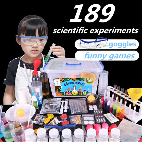 Juego de simulación para niños, hechos a mano juguete de experimentos de ciencia, Kit de experimentos de ciencia para juguetes educativos para niños, Juguetes De ciencia ► Foto 1/6