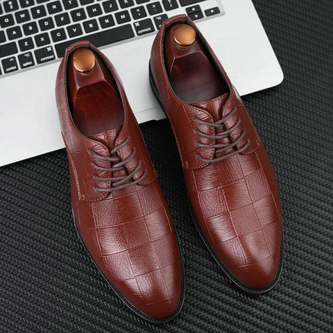 Zapatos Oxford de estilo italiano hechos a mano para hombre, calzado Formal de cuero, Retro, para fiesta, talla grande, ttyh6, 2022 ► Foto 1/6