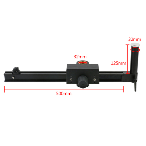 Soporte Universal de carril giratorio de 360 grados para Binocular, microscopio estéreo Trinocular de un solo brazo ► Foto 1/5