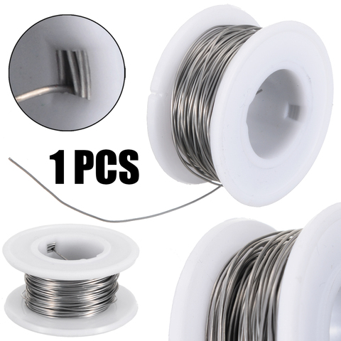 1 rollo de 0,5mm Diam Cr20Ni80 Alambre de calefacción 10M Alambre de Nichrome cables de resistencia práctica accesorios de la industria para cortar espuma ► Foto 1/6