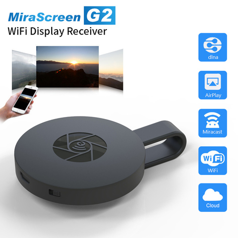 TV Stick 1080P MiraScreen G2 receptor pantalla para Chromecast 2 Anycast de receptor de TV HDMI Miracast Wifi TV Dongle para Android Ios ► Foto 1/6