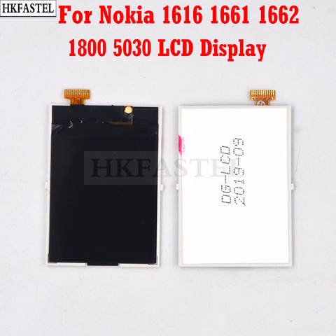 Pantalla LCD de alta calidad HKFASTEL, piezas de repuesto para Nokia 1616, 1661, 1662, 1800, 5030 ► Foto 1/5