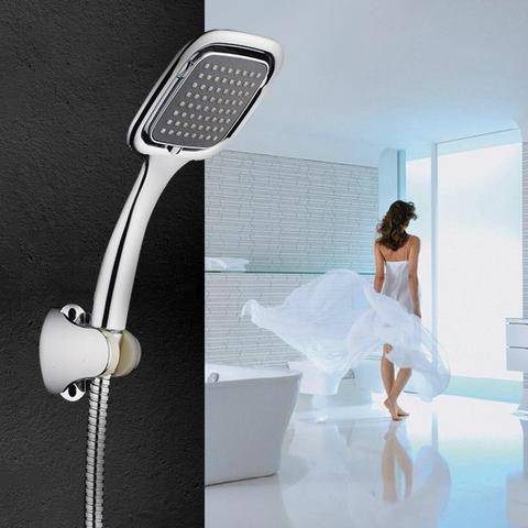 Conjunto de cabezal de ducha de mano de lluvia grande, grifo de baño de alta presión con manguera de 1,5 m, accesorios ► Foto 1/6