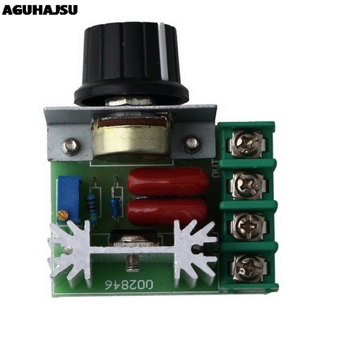 Regulador de voltaje oscurecimiento regulador de velocidad del termostato 1 Uds AC 220 V 2000 W SCR ► Foto 1/4