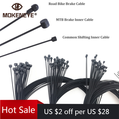 1PC cubierto cambio bicicleta Cable para MTB bicicleta de carretera palanca de freno delantero trasero freno desviador Cable 2100mm 1550mm 1700mm 1100mm ► Foto 1/6