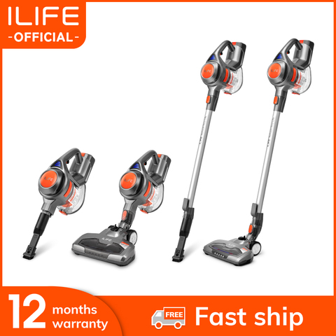 ILife-Aspiradora portátil de mano para el hogar, dispositivo de limpieza con potente succión, inalámbrico, con gran cubo de basura de 1.2L incluido, potencia de 10000Pa, modelo H50 ► Foto 1/6