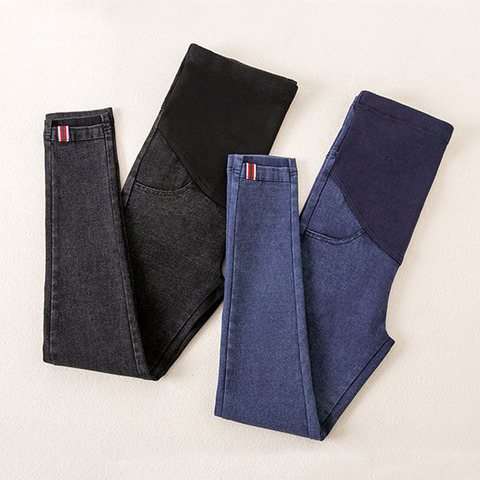 Denim Jeans pantalones de maternidad para las mujeres embarazadas ropa de enfermería embarazo polainas pantalones Gravidas Jeans ropa de maternidad ► Foto 1/6