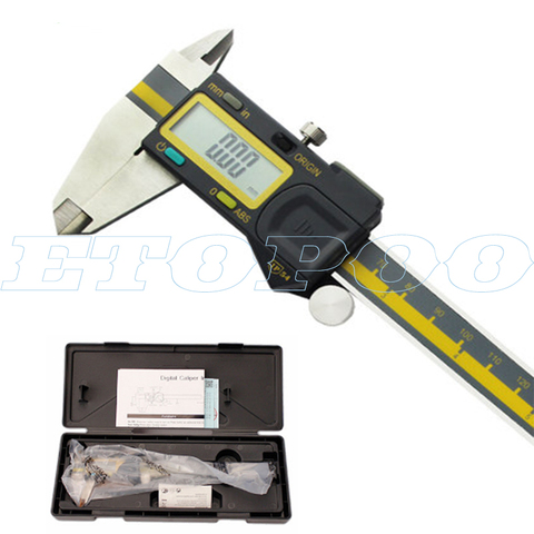 Terma-calibrador vernier digital, medidor de espesor, micrómetro, 0.005mm, 150mm, 200mm, resistente al agua IP54 ► Foto 1/6