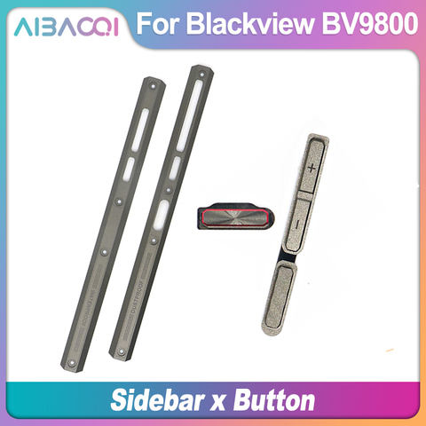 Cubierta trasera Original para batería, pieza de aluminio, piezas decorativas izquierda y derecha, botón de volumen de encendido para Blackview BV9800 Pro ► Foto 1/3