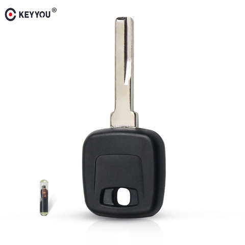 KEYYOU llave de repuesto carcasa para VOLVO S40 V40 S60 S80 XC70 clave llave de mando a distancia vacía caso sin cortar HU56R hoja Fob ID48 ID44 Chip ► Foto 1/6