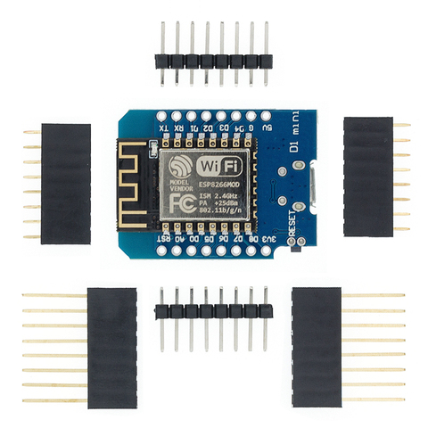 ESP8266 ESP-12 ESP-12F CH340G CH340 V2 USB WeMos D1 Mini Placa de desarrollo WIFI D1 Mini NodeMCU Lua IOT de 3,3 V con pines ► Foto 1/6