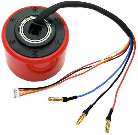 Motor de cubo sin escobillas de 74mm y 200W, rueda Normal, cubierta de PU extraíble para monopatín eléctrico artesanal, Mini scooter de tabla larga ► Foto 1/4