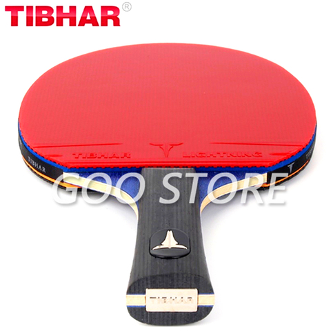 TIBHAR-raqueta de tenis de mesa 6/7/8/9 estrellas, completamente redonda, con hoja de raqueta de Ping Pong con esponja ► Foto 1/6