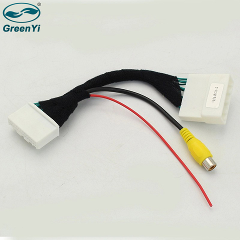 GreenYi-cámara de visión trasera para aparcamiento de coche, Cable adaptador de conversión de vídeo RCA para Mazda CX-5, pantalla TFT de 2015-2017 ► Foto 1/5