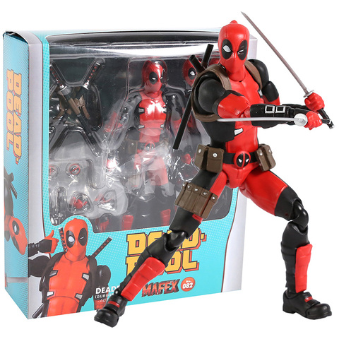 MAFEX NO.082 Deadpool Gurihiru Art Ver. Figura de acción de PVC, juguete de modelos coleccionables ► Foto 1/6