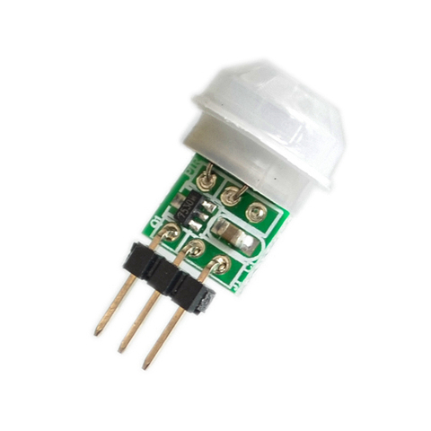 Mini IR piroeléctrico infrarrojo PIR Sensor de movimiento humano Detector automático módulo AM312 Sensor CC 2,7 a 12V ► Foto 1/3