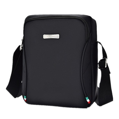 Mensajero bolsa hombres de negocios de moda bolsos de bandolera para hombre impermeable de Oxford bolso con bandolera negro Casual Sling Bolsa bolsa de negocios ► Foto 1/6