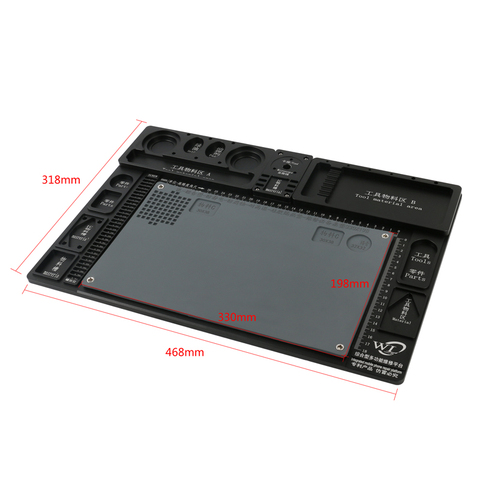 Plataforma de reparación de teléfono con soporte de microscopio de aleación de aluminio multifunción tapete de mantenimiento resistente para microscopio de estación de soldadura BGA ► Foto 1/6