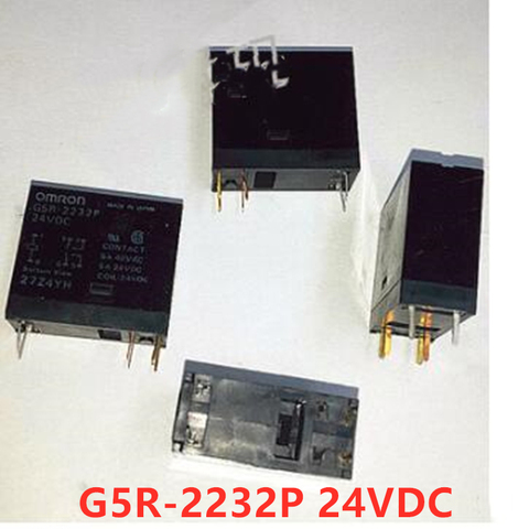 5 uds relé de G5R-2232P 24VDC 5A 6 pies ► Foto 1/1
