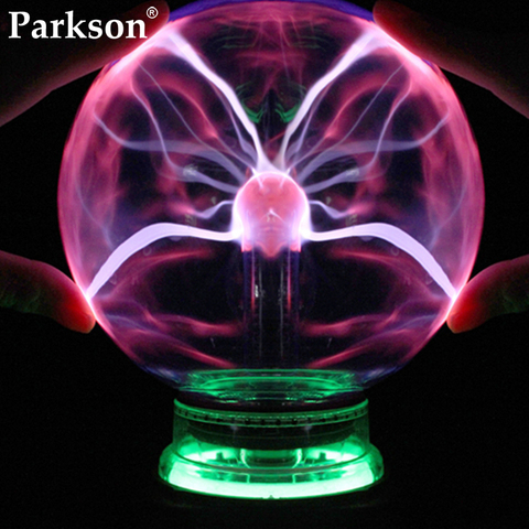 Novedad cristal bola mágica de Plasma luz 3 4 5 6 pulgadas lámpara eléctrica luz de noche navidad niños regalo luces de mesa esfera Lámpara de Plasma ► Foto 1/6