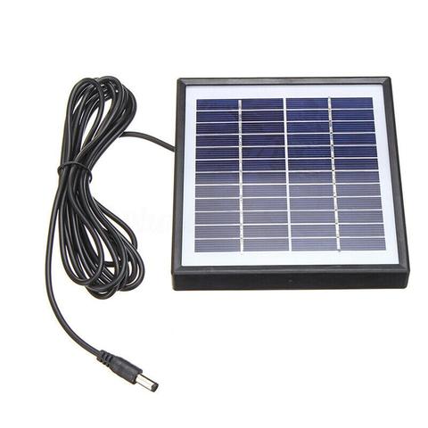 Panel Solar de polisilicio para exteriores, Cable de 3 metros, 5W, 12V, cargador para cámara de luz, Panel Solar para mejorar la Casa de Poder ► Foto 1/6