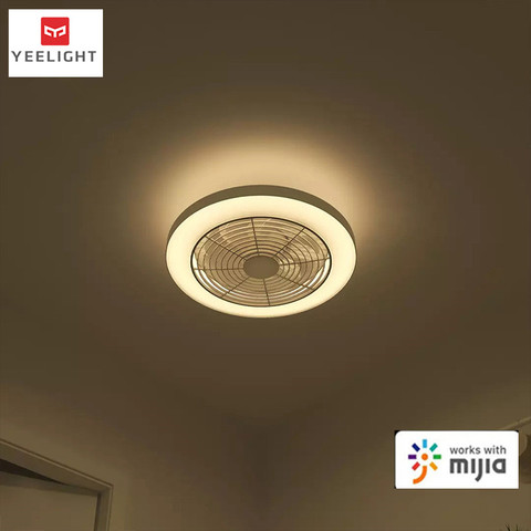 Yeelight-ventilador de techo fijo de 61W, conexión bluetooth inalámbrica con luz inteligente, inversor de CC, circulación de aire ► Foto 1/6