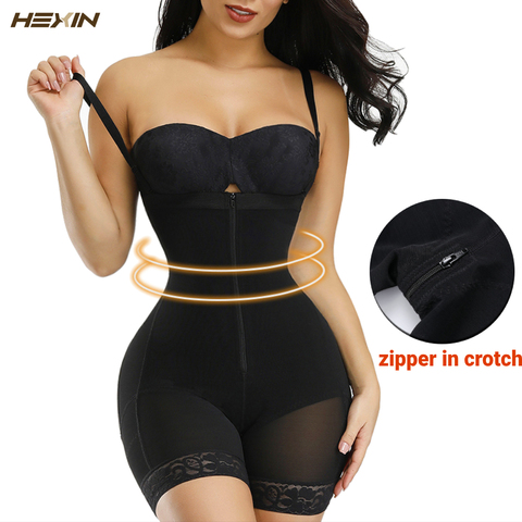 HEXIN-moldeador de Cuerpo Adelgazante para mujer, elevador de trasero sin costuras, bodys de realce, ropa interior, corsé, trenes de cintura Colombianas ► Foto 1/6