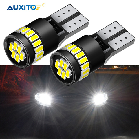 2x W5W T10 LED ningún Error de distancia de seguridad para coche luz de estacionamiento para Ford Fiesta Ford Focus 2 3 Mondeo mk2 mk3 mk4 fusión Kuga 194 168 bombilla de luz ► Foto 1/6