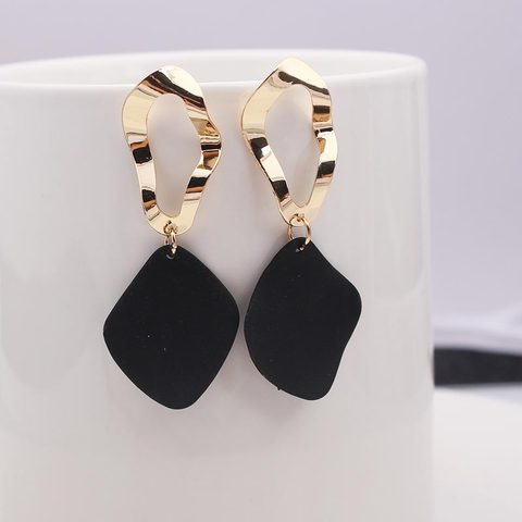 Pendientes de Estilo Vintage para mujer, aretes largos geométricos blancos para mujer, regalo de boda, fiesta, Navidad, venta al por mayor, 2022 ► Foto 1/6