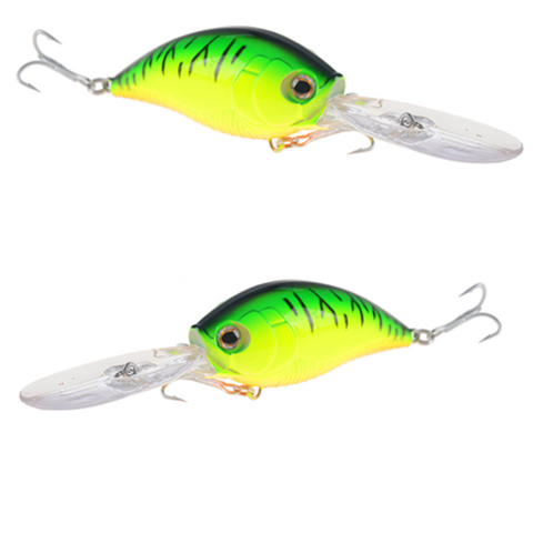 Wobbler-Señuelos de Pesca de 70mm 22g, cebo duro Artificial de plástico flotante, Crankbait, arrastre de lubina, equipo de pesca de carpa, 1 Uds. ► Foto 1/6