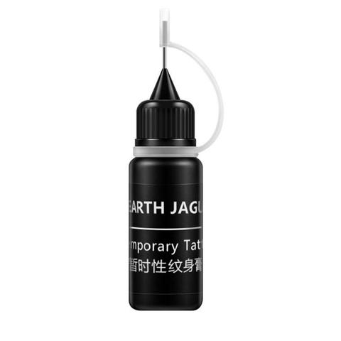 Impermeable negro Natural jugo de tatuaje pegar temporal Pintura de arte corporal de larga duración tatuaje de tinta arte de cuerpo de la crema ► Foto 1/6