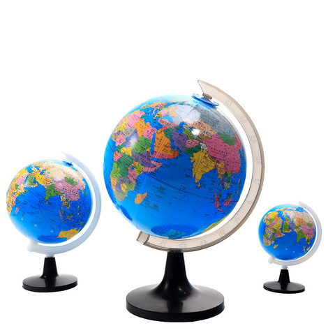 Globo giratorio de 360 grados para niños, decoración educativa de geografía, aprendizaje de globo grande, mapa de la tierra, ayuda para enseñanza ► Foto 1/6