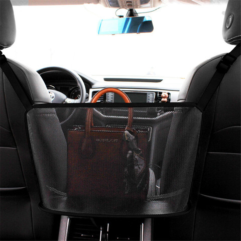 Bolsa organizadora de almacenamiento de asiento de coche, caja organizadora Universal multifunción para almacenamiento Interior, contenedor organizador automático de remolque, 40x26x15cm ► Foto 1/6