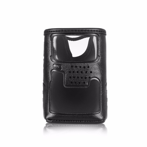 Nuevo suave cubierta de la caja de cuero titular de la bolsa de funda para Yaesu VX-6R VX6R VX-7R VX7R VX-6E VX6E Walkie Talkie de mano de 2 vías de Radio ► Foto 1/1