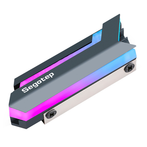 Disipador térmico RGB M.2 para SSD NGFF 2280 NVMe, unidad de estado sólido, enfriador para ordenador de escritorio ► Foto 1/6