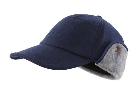 Conectyle-gorra de béisbol con visera para hombre, gorro de béisbol con visera ajustable con solapa en la oreja, forro de piel sintética, cubierta cálida de uso diario para exteriores, sombreros para cuello ► Foto 1/6