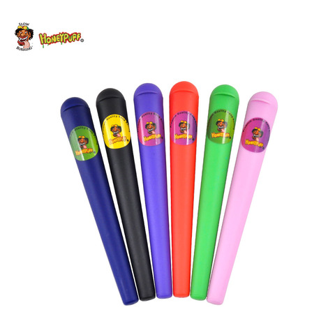 HONEYPUFF plástico King Size Doob tubo 118 MM Vial impermeable hermético a prueba de olores cigarrillo contenedor de sellado de Almacenamiento Sólido ► Foto 1/6