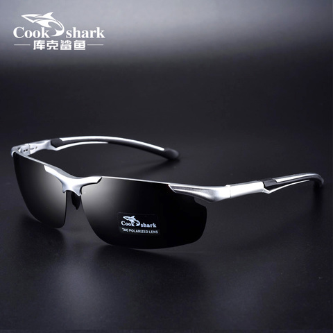 Cookshark-nuevas gafas de sol polarizadas para hombre, lentes de sol masculinas, adecuadas para conducir, estilo hipster, 2022 ► Foto 1/6