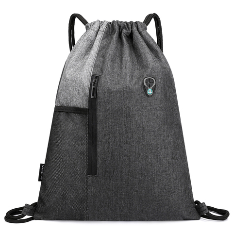 Mochila De gimnasio con cordón ajustable para niños y adultos, bolsa de cubo con cordón, resistente al agua ► Foto 1/6