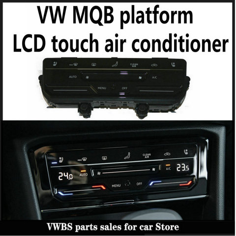 Panel de aire acondicionado automático con pantalla táctil LCD, MK7 MQB Adecuado para VW GOLF, Passat B8, Tiguan MK2, T-ROC, Atlas ► Foto 1/6