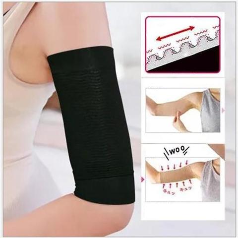 Conjunto de brazo elástico para mujer, ropa moldeadora, Manchón adelgazante de compresión para sujetadores @ F ► Foto 1/5